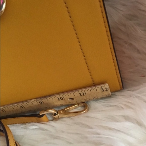 Michael kors Rayne Saffiano leather satchel in Marigold - Picture 9 of 16